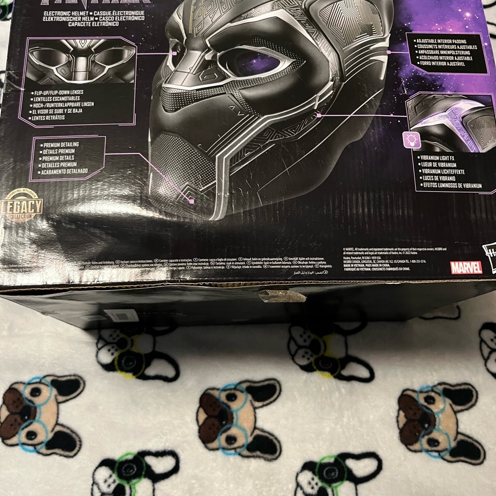 Marvel Silver and Purple Black Panther Helmet - Picture 5 of 12